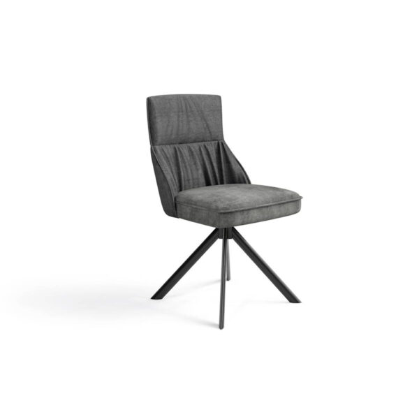 byLIVING Stuhl CALIFORNIA 2er-Set anthrazit Webstoff B/H/T: ca. 50x89x56 cm