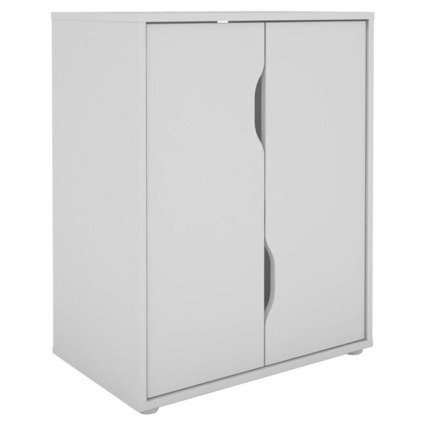 byLIVING Aktenschrank BELFAST weiß B/H/T: ca. 60x76,5x37 cm