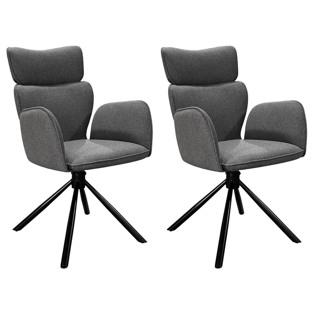 byLIVING Stuhl SEATTLE 2er-Set. B/H/T: ca. 60x93x61 cm