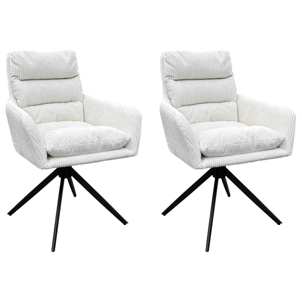 byLIVING Stuhl PURA 2er-Set. B/H/T: ca. 58x88x64 cm
