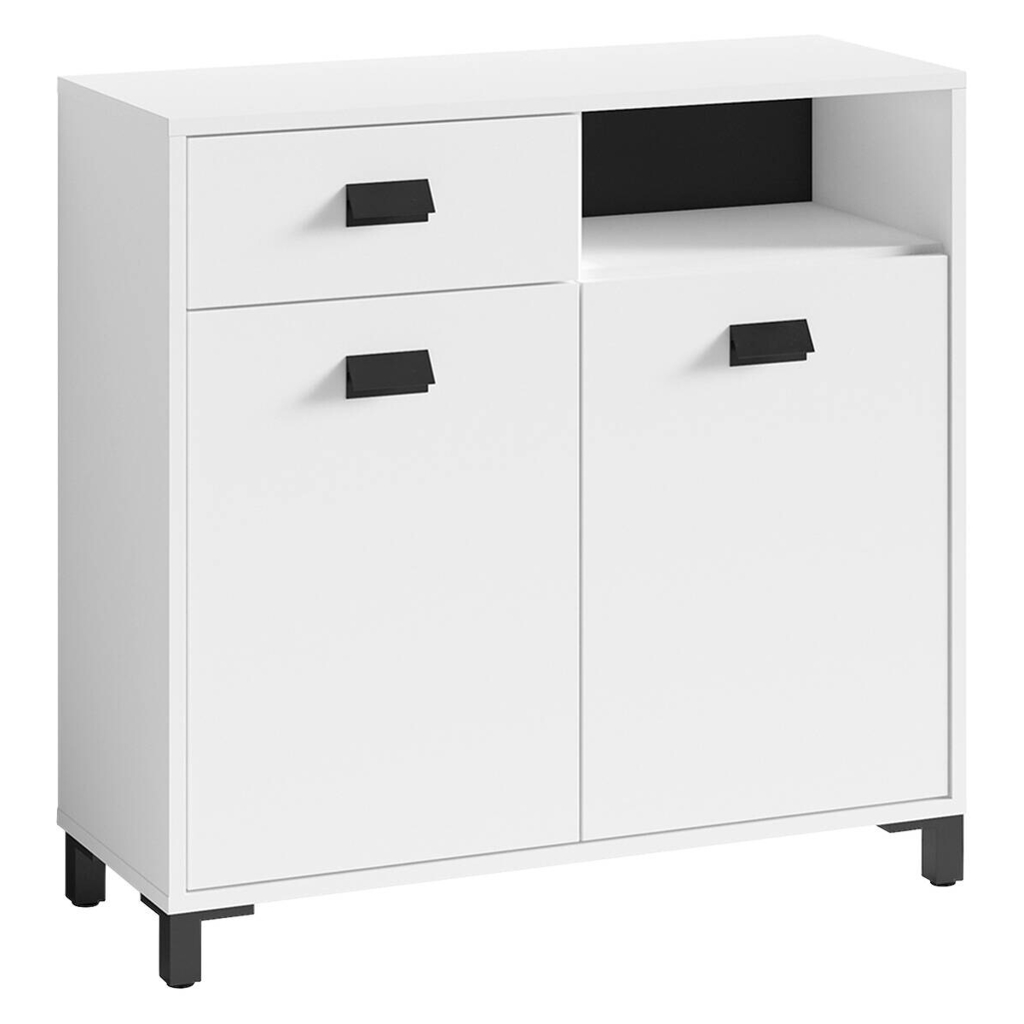 byLIVING Kommode WELLNESS weiß B/H/T: ca. 80,5x77,5x31 cm