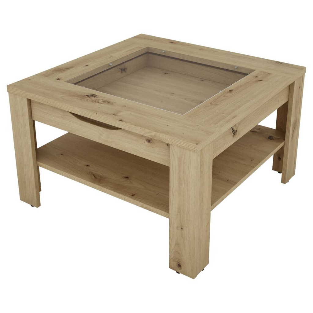 byLIVING Couchtisch RALPH Eiche Artisan Nachbildung B/H/T: ca. 67x43x67 cm