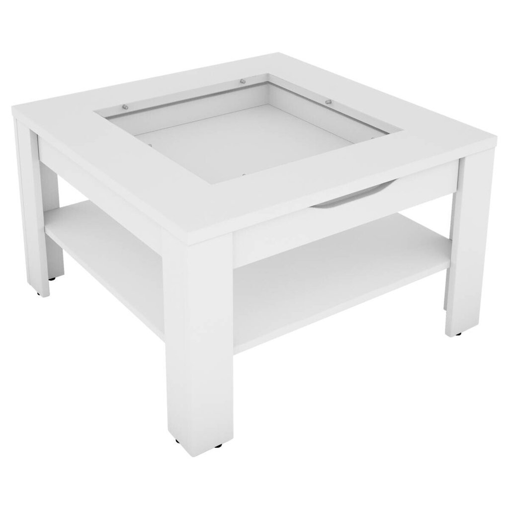 byLIVING Couchtisch RALPH weiß B/H/T: ca. 67x43x67 cm