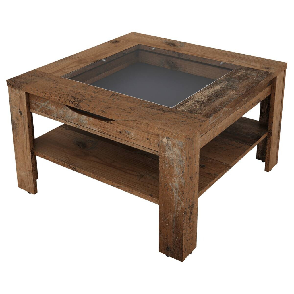 byLIVING Couchtisch RALPH Eiche Old Wood Nachbildung B/H/T: ca. 67x43x67 cm