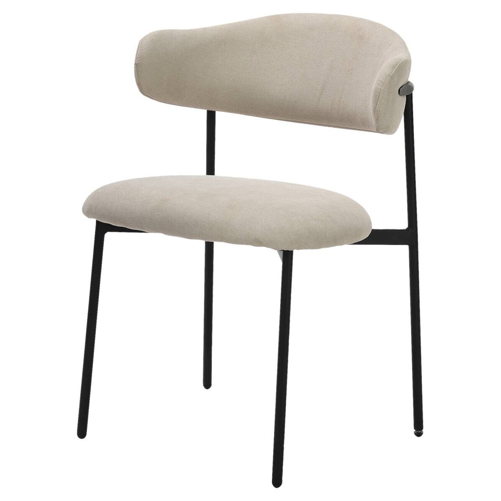 byLIVING Stuhl JERSEY 2er-Set. taupe Webstoff B/H/T: ca. 58x78x54,5 cm