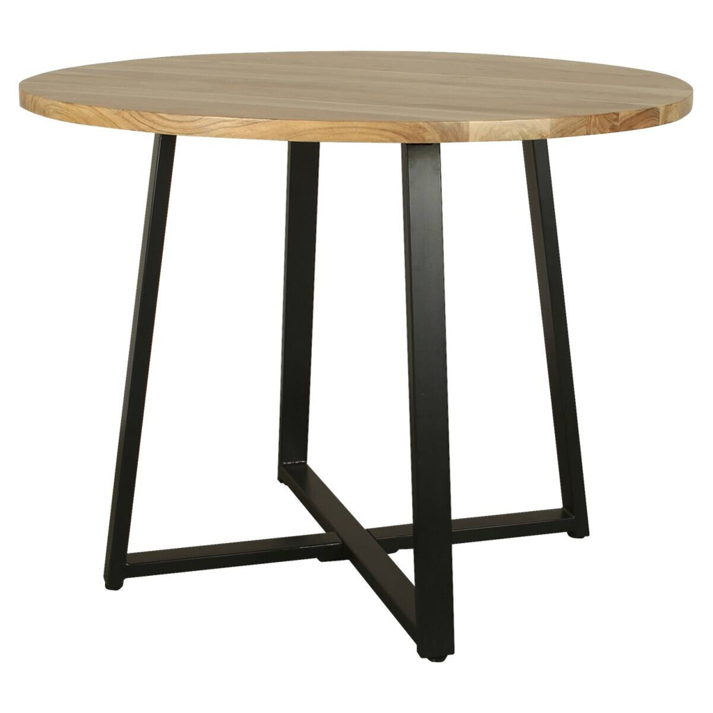 byLIVING Tisch ARROW schwarz natur H/D: ca. 77x100 cm