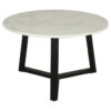 byLIVING Couchtisch CROSS schwarz weiß H/D: ca. 46x75 cm