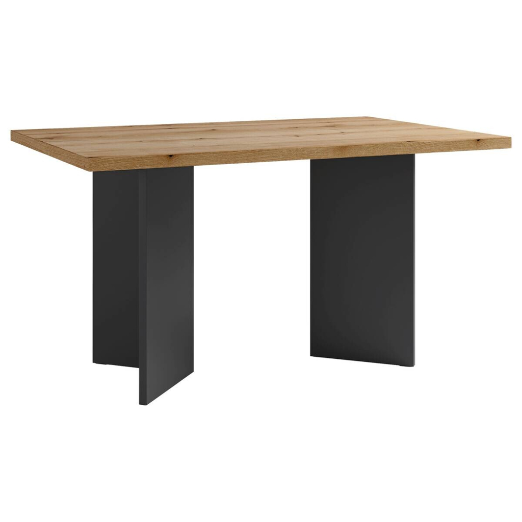 byLIVING Tisch MARTEN Eiche Nachbildung anthrazit B/H/T: ca. 138x75,5x90 cm