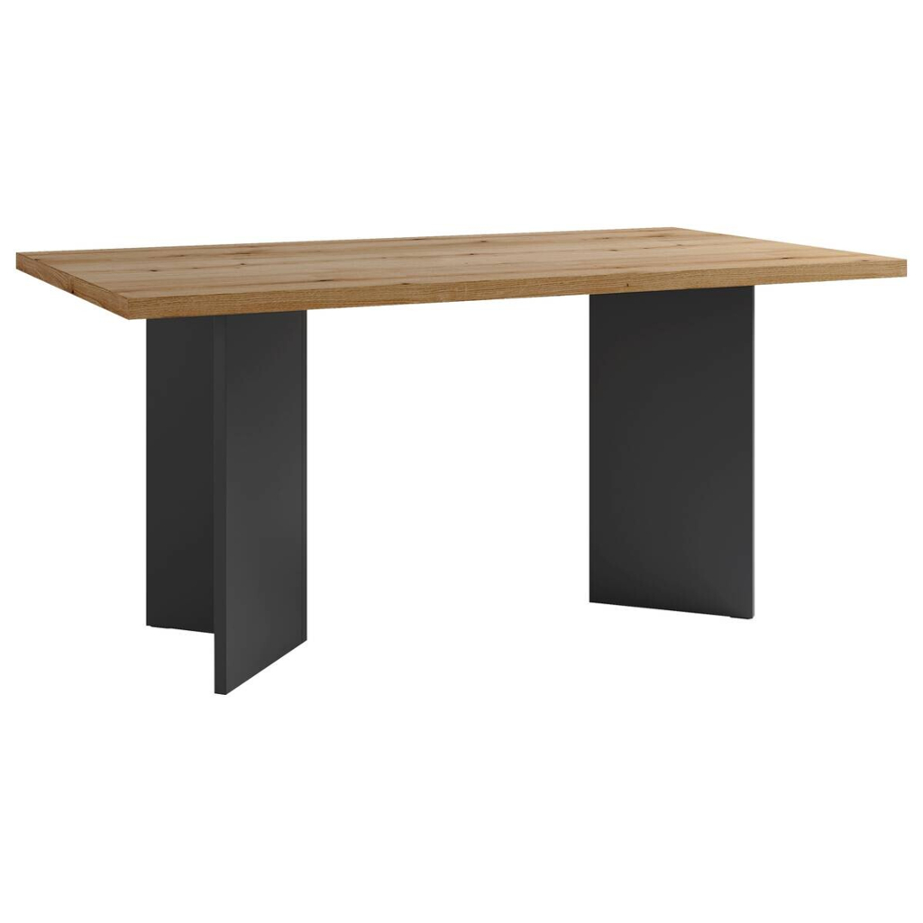 byLIVING Tisch MARTEN Eiche anthrazit B/H/T: ca. 160x90x75,5 cm