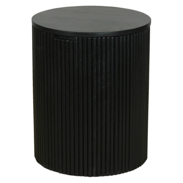 byLIVING Beistelltisch OWEN schwarz Mango H/D: ca. 50x40 cm byLIVING Beistelltisch OWEN schwarz Mango H/D: ca. 50x40 cm