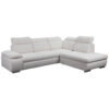 POCO Ecksofa mit Bettfunktion und Bettkasten beige Microfaser B/H/T: ca. 282x100x232 cm