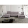 POCO Wohnlandschaft Cordoba braun Webstoff B/H/T: ca. 359x105x232 cm