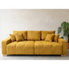 POCO Big Sofa senf Microfaser B/H/T: ca. 248x80x114 cm POCO Big Sofa senf Microfaser B/H/T: ca. 248x80x114 cm