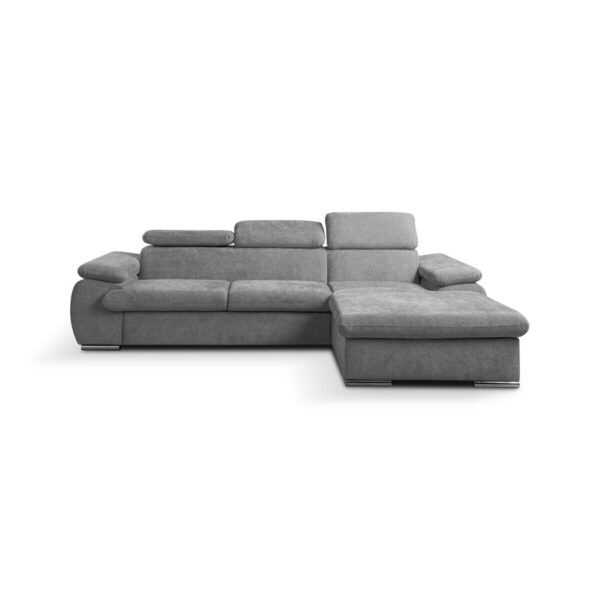 POCO Ecksofa mit Bettfunktion und Bettkasten hellgrau Polyester B/H/T: ca. 284x102x196 cm POCO Ecksofa mit Bettfunktion und Bettkasten hellgrau Polyester B/H/T: ca. 284x102x196 cm