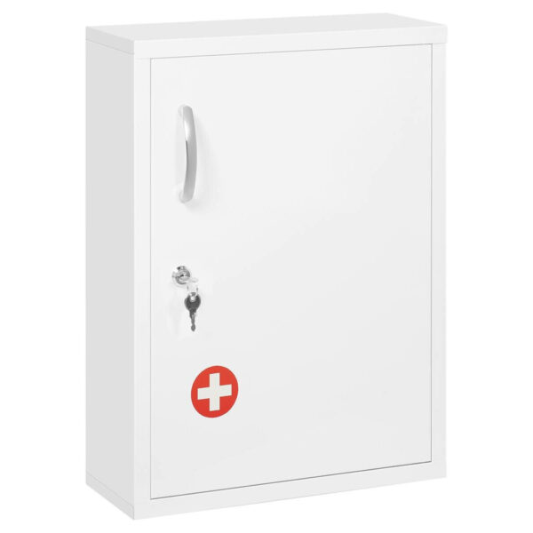 Medizinschrank
weiß Polypropylen B/H/L: ca. 15x40x53,5 cm