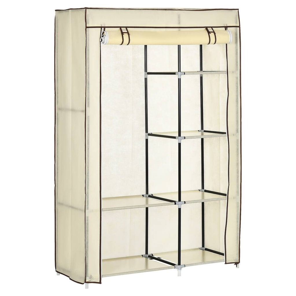 HOMCOM Kleiderschrank
cremeweiß Polypropylen B/H/L: ca. 43x103x162,5 cm