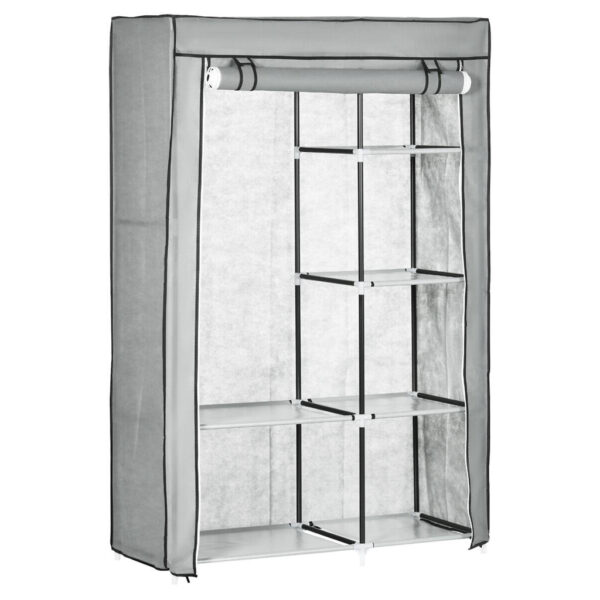 HOMCOM Kleiderschrank
grau Polypropylen B/H/L: ca. 43x103x162,5 cm