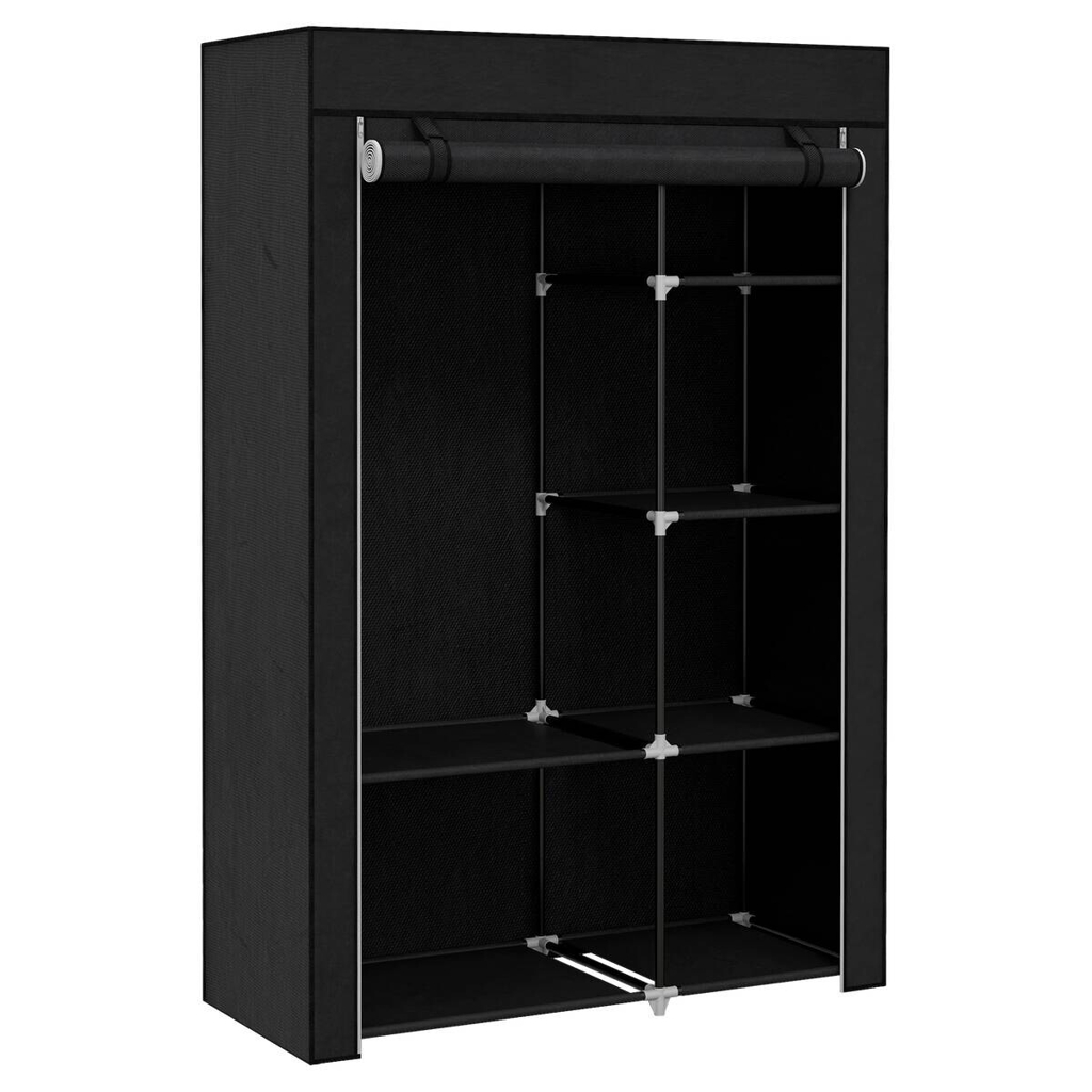 HOMCOM Kleiderschrank
schwarz Polypropylen B/H/L: ca. 43x103x162,5 cm