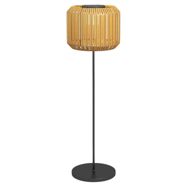4255633554253 Solarleuchte 867-152V00YL
gelb Edelstahl Polyrattan B/H/L: ca. 34x34x130 cm