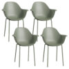 Outsunny Bistro-Set grün Kunststoff B/H/L: ca. 55x84x59 cm