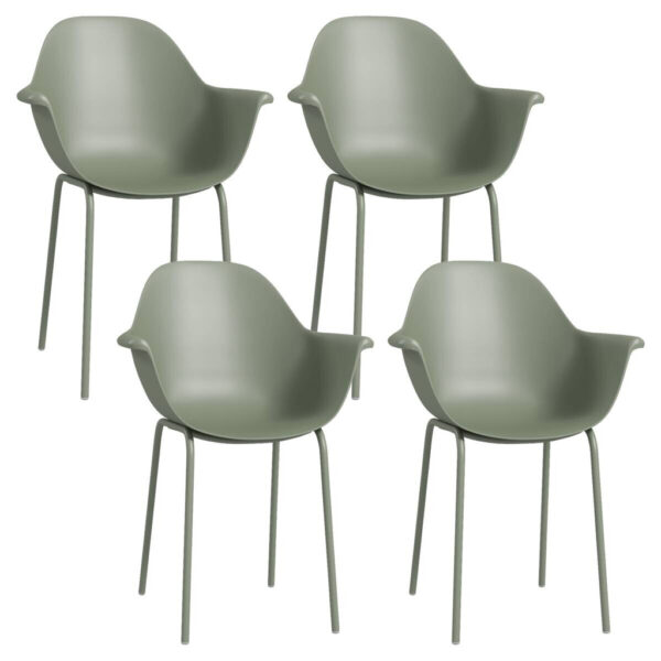 Outsunny Bistro-Set grün Kunststoff B/H/L: ca. 55x84x59 cm Outsunny Bistro-Set grün Kunststoff B/H/L: ca. 55x84x59 cm