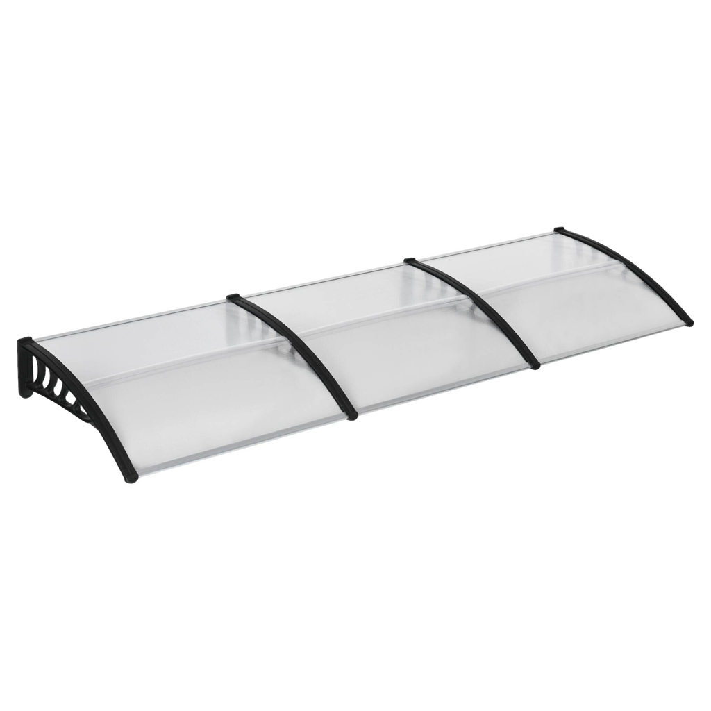 Outsunny Pultvordach transparent B/H/L: ca. 96x27x303 cm