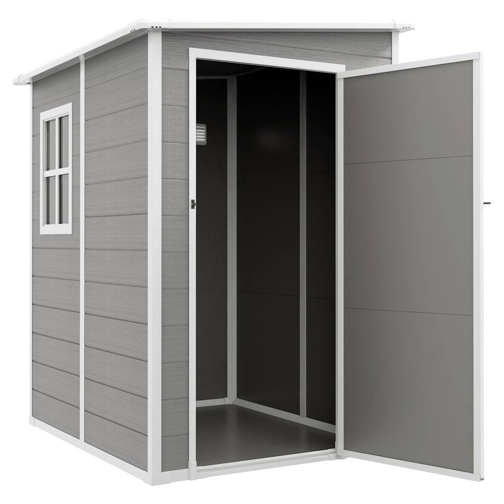 Outsunny Gartenhaus grau B/H/L: ca. 149x192x122 cm