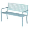 Outsunny Gartenbank blau Stahl B/H/L: ca. 63x85x127 cm Outsunny Gartenbank blau Stahl B/H/L: ca. 63x85x127 cm