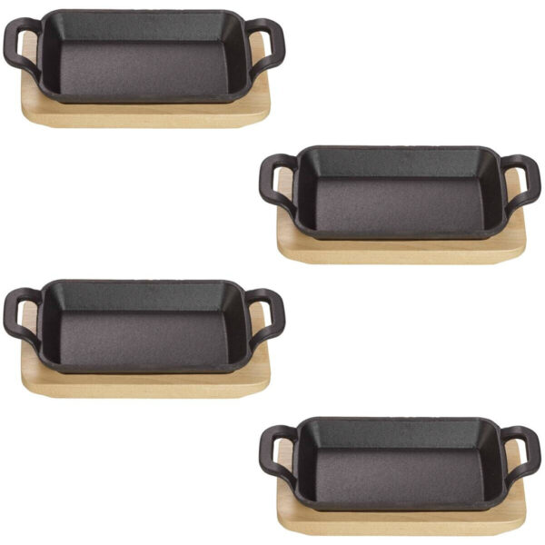 ECHTWERK Servierpfanne schwarz Eisen B/H/L: ca. 10x4x20 cm