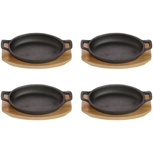 ECHTWERK Servierpfanne Big schwarz Eisen B/H/L: ca. 12x4,5x22 cm