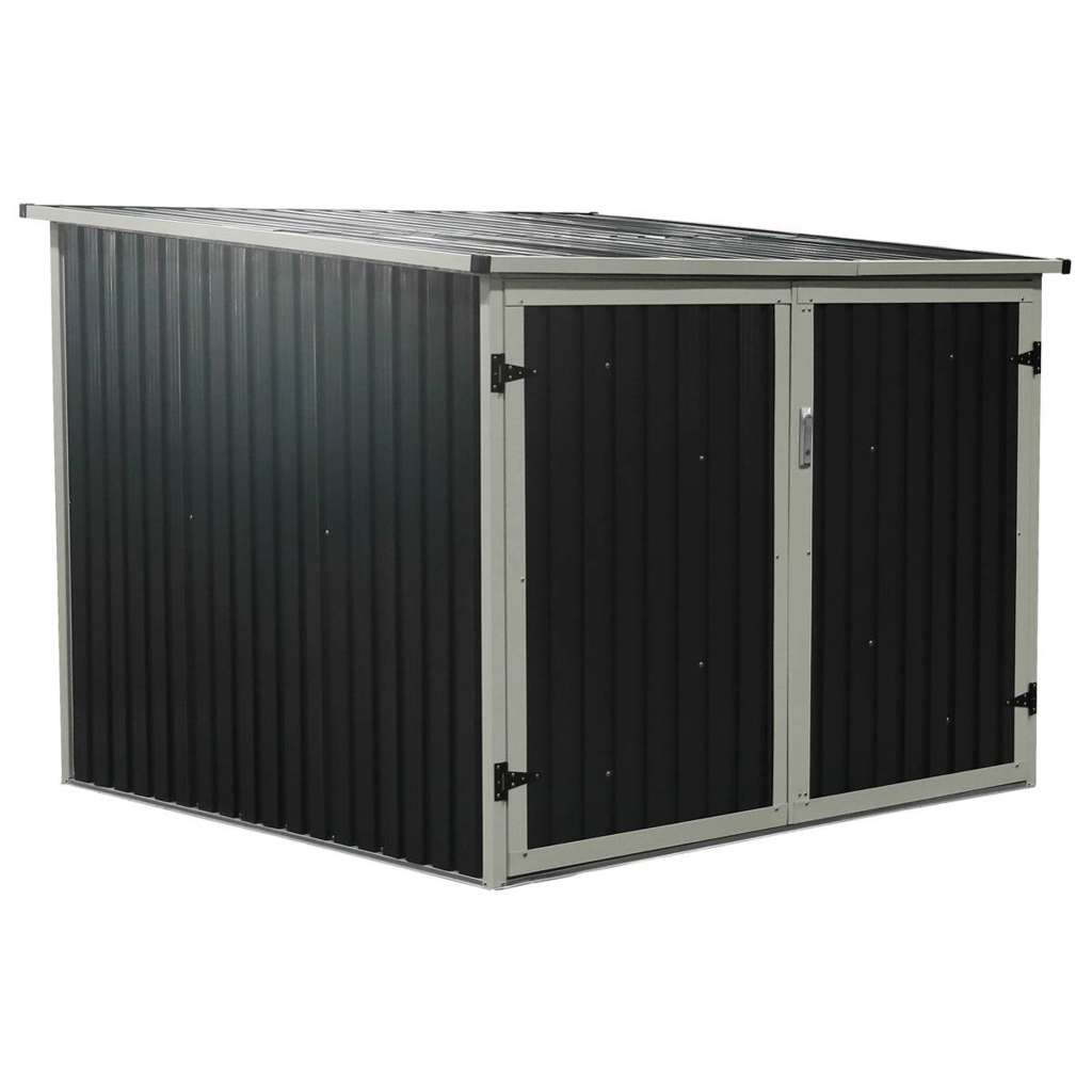 Westmann Fahrradgarage Gartenbox anthrazit anthrazit B/H/L: ca. 203x158x200 cm