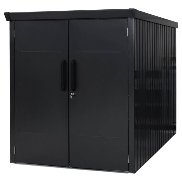 Westmann Fahrradgarage Velos schwarz schwarz B/H/L: ca. 133x151x222 cm