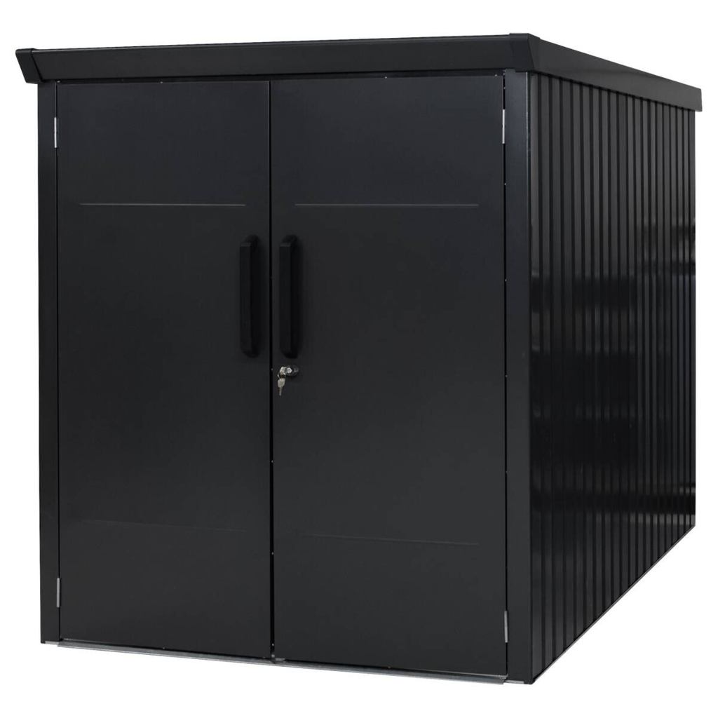 Westmann Fahrradgarage Velos schwarz schwarz B/H/L: ca. 133x151x222 cm