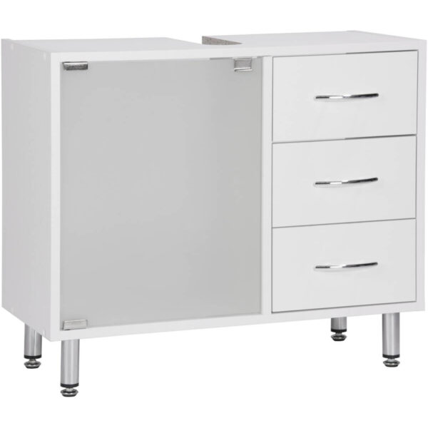 4260281755686 Waschbeckenunterschrank Lana
weiß B/H/T: ca. 66x56x29 cm