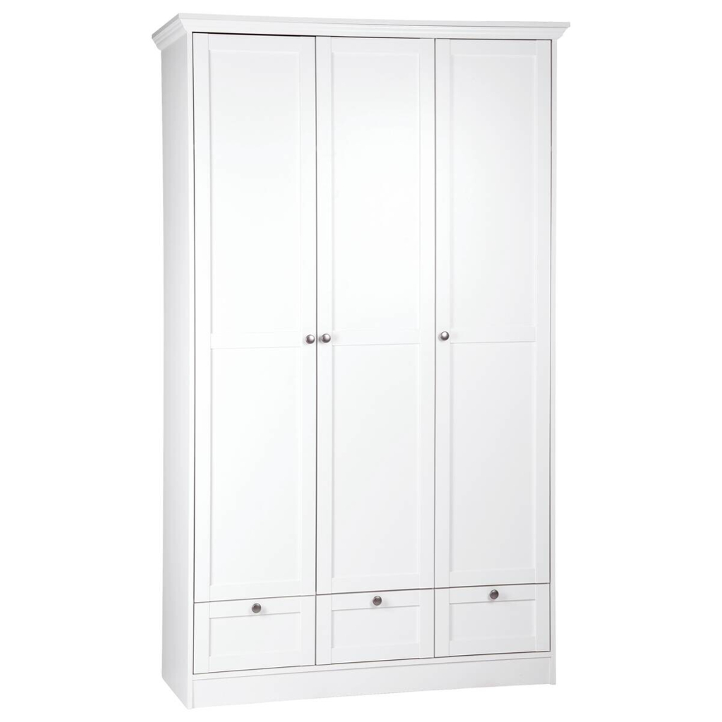 POCO Kleiderschrank Landwood weiß B/H/T: ca. 120x200x51 cm