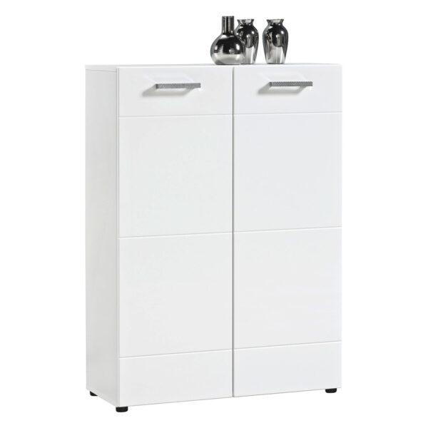 POCO Kommode Kairo 1 weiß weiß Hochglanz B/H/T: ca. 79x111x34 cm