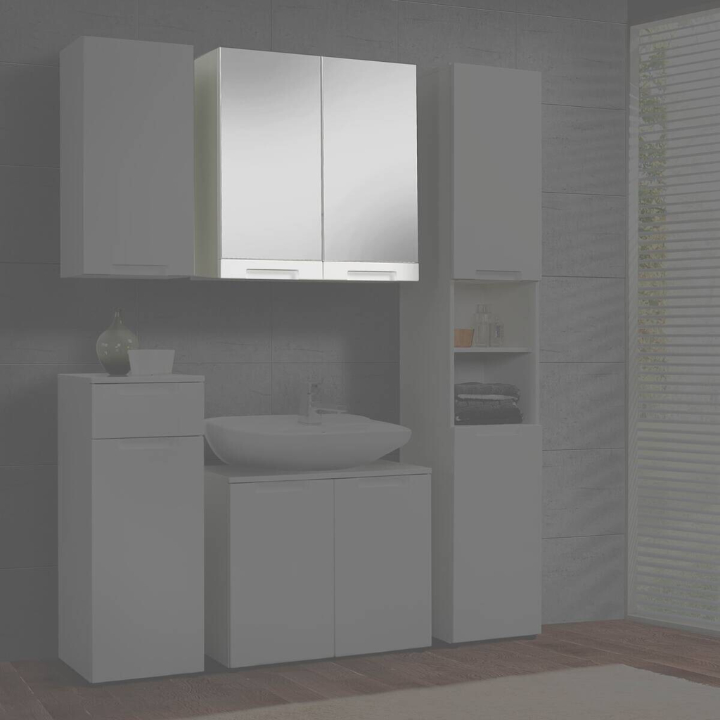 Spiegelschrank Mailand
weiß weiß Hochglanz B/H/T: ca. 70x71x23 cm