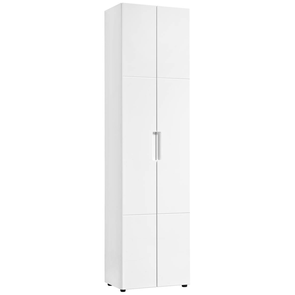 Mehrzweckschrank Mailand 10
weiß weiß Hochglanz B/H/T: ca. 53x202x35 cm