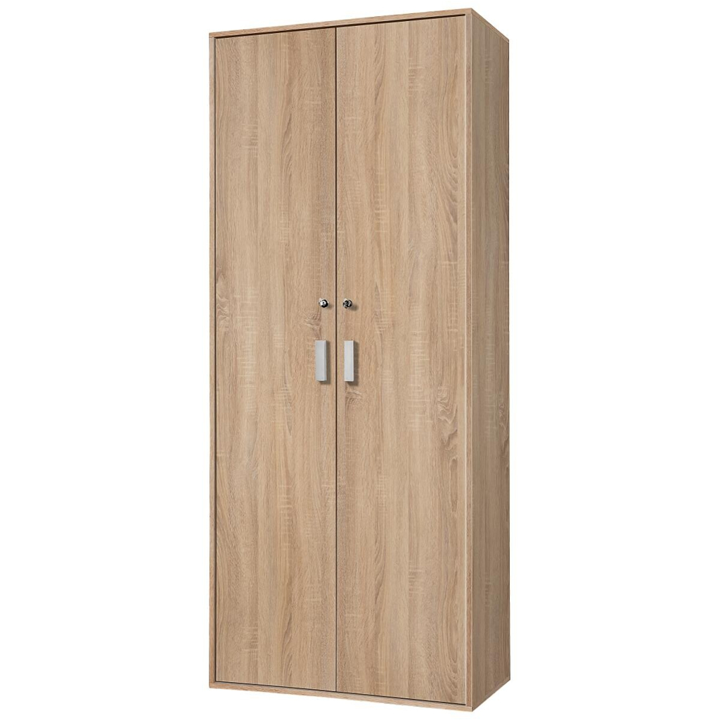POCO Aktenschrank Kreta Eiche Sonoma Nachbildung B/H/T: ca. 75x190x39 cm