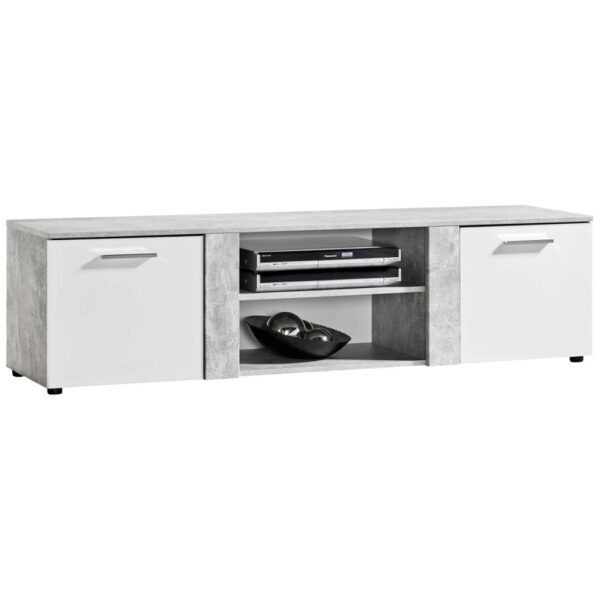 POCO TV-Lowboard Trentino Beton Optik weiß B/H/T: ca. 160x42x40 cm POCO TV-Lowboard Trentino Beton Optik weiß B/H/T: ca. 160x42x40 cm