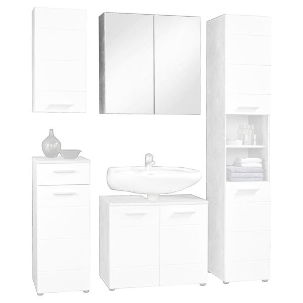 Spiegelschrank Stockholm
Beton Optik B/H/T: ca. 70x71x23 cm