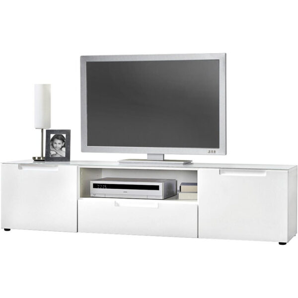 POCO TV-Lowboard Mailand 6 weiß weiß Hochglanz B/H/T: ca. 168x41x40 cm