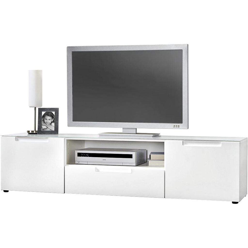 POCO TV-Lowboard Mailand 6 weiß weiß Hochglanz B/H/T: ca. 168x41x40 cm