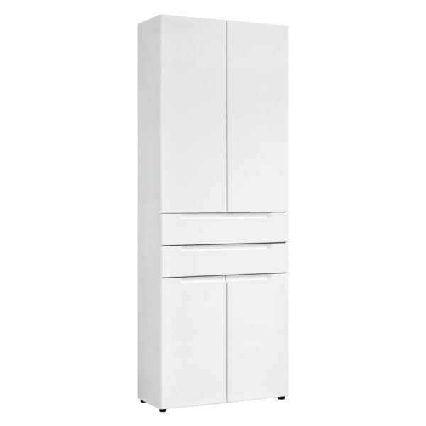 POCO Mehrzweckschrank Mailand 63 weiß weiß Hochglanz B/H/T: ca. 80x218x35 cm POCO Mehrzweckschrank Mailand 63 weiß weiß Hochglanz B/H/T: ca. 80x218x35 cm