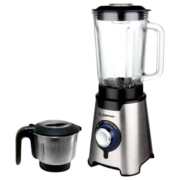 Topmatic Standmixer SME-600.3SG stahlfarbig Kunststoff Glas