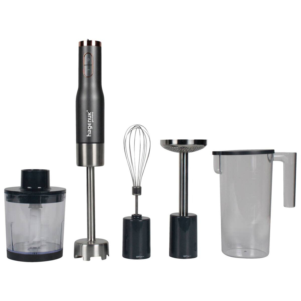 Hagenuk Stabmixer-Set ESMS-400 schwarz Kunststoff Edelstahl B/H/T: ca. 22x42x15 cm