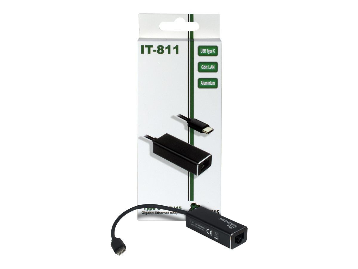 Inter – Tech Argus IT – 811 – Netzwerkadapter – USB – C – Gigabit Ethernet