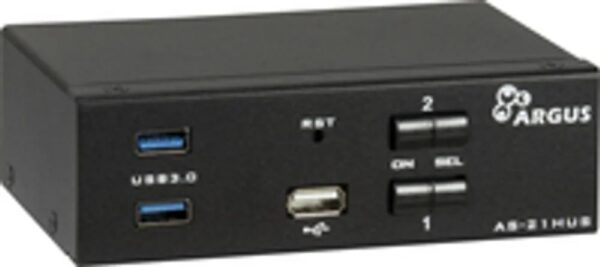 Inter – Tech IPC KVM Switch AS – 21HUS HDMI 4Ka60Hz – KVM – Umschalter – 2 – Port