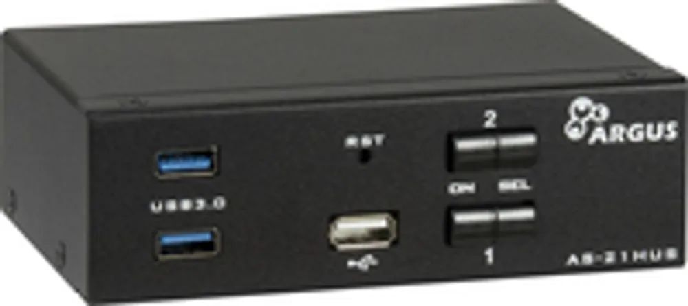 Inter – Tech IPC KVM Switch AS – 21HUS HDMI 4Ka60Hz – KVM – Umschalter – 2 – Port