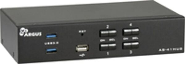 Inter – Tech IPC KVM Switch AS – 41HUS HDMI 4Ka60Hz – KVM – Umschalter – 4 – Port
